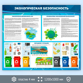 Стенд «Экологическая безопасность» (ECO-04-ECONOMY2)